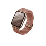 UNIQ ASPEN BRAIDED WATCH STRAP FOR APPLE WATCH 44/42MM - GRAPEFRUIT PINK - GulfStore.com