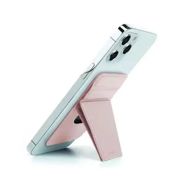 UNIQ LYFT Magentic Snap-On Stand And Card Holder - Blush Pink - GulfStore.com