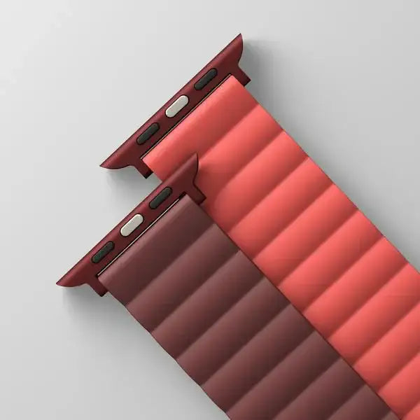 Uniq Revix Reversible Magnetic for Apple Watch Strap 38/40/41mm , Burgundy - Maroon / Coral - GulfStore.com