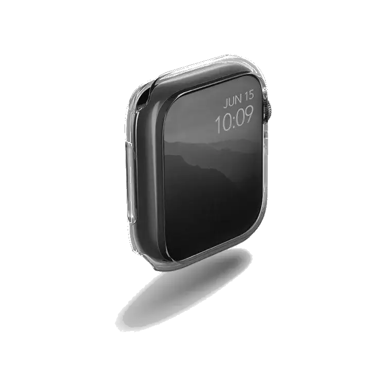 UNIQ Glase Apple Watch Case Dual Pack 45mm - Clear/Smoke - GulfStore.com