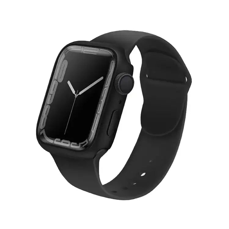 Uniq Legion Case with Screen Protection for Apple Watch 41mm - Black - GulfStore.com