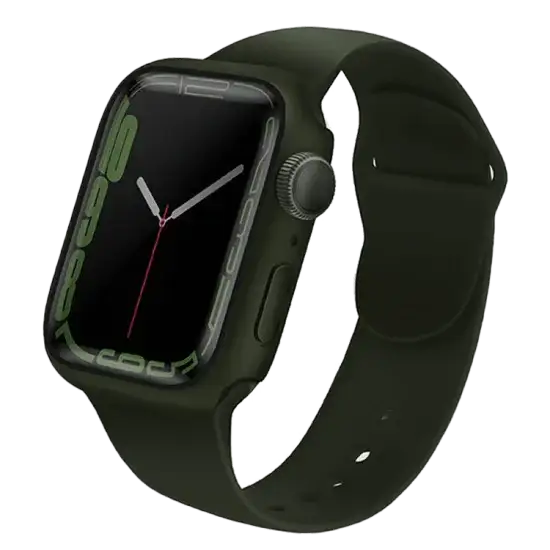 Uniq Legion Case With Screen Protection for Apple Watch 45mm - Hunter Green - GulfStore.com