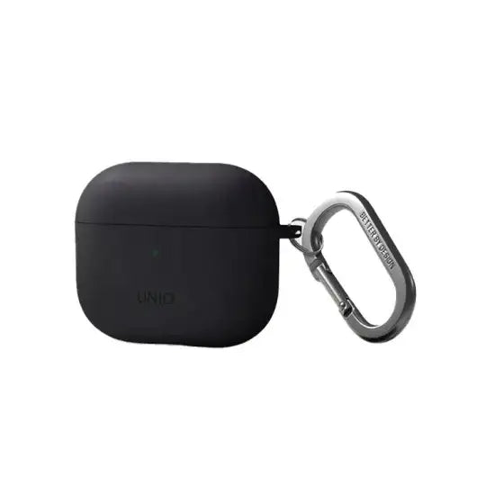 Uniq Nexo Silicone Hang Case with Sports Ear Hooks for Airpods 3 - Charcoal Grey - GulfStore.com