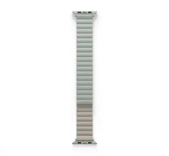 Uniq Revix Silicone Magnetic Strap for Apple Watch 42, 44, 45mm - sage-beige - GulfStore.com