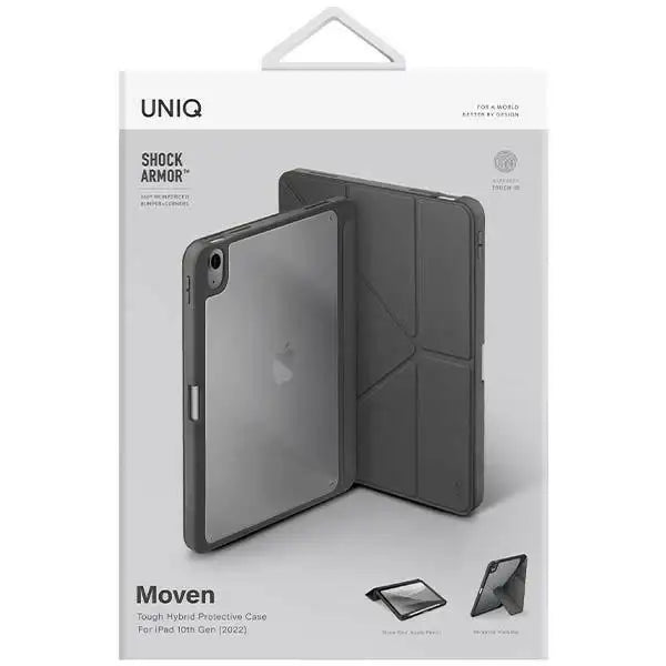 UNIQ case for Moven iPad 10 gen. (2022) - Grey/Charcoal - GulfStore.com