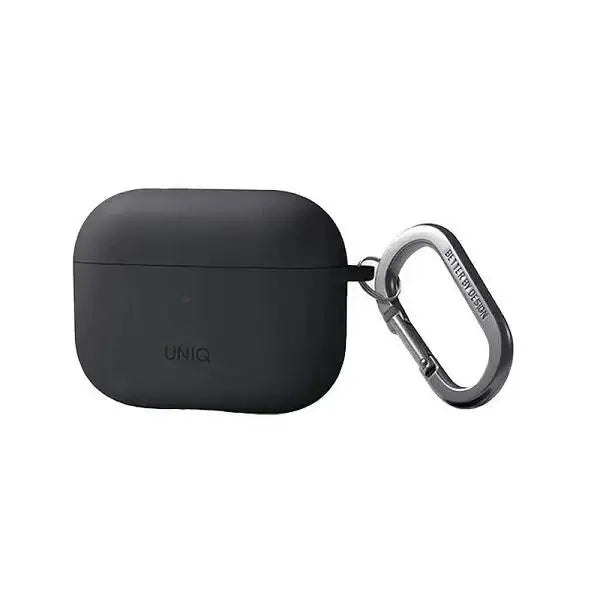 UNIQ-AIRPODSPRO2-NEXOGRYUNIQ NEXO ACTIVE HYBRID SILICONE AIRPODS PRO 2ND GEN (2022) CASE WITH SPORTS EAR HOOKS - CHARCOAL (GREY) - GulfStore.com