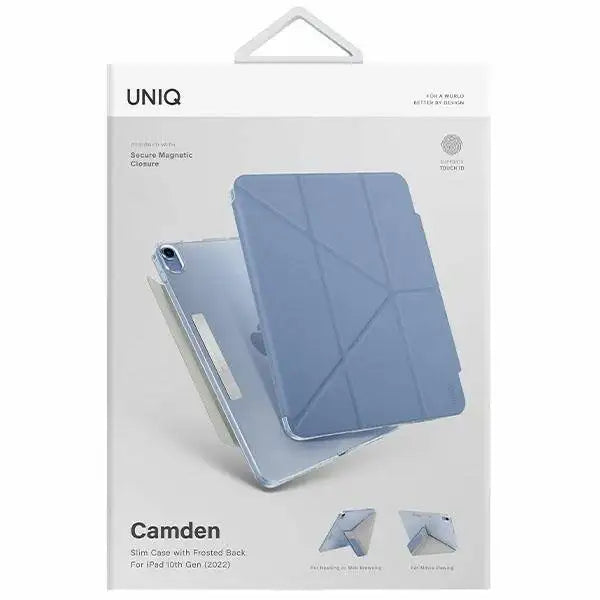 UNIQ for iPad 10th Gen 2022 Camden Case - Northern Blue - GulfStore.com