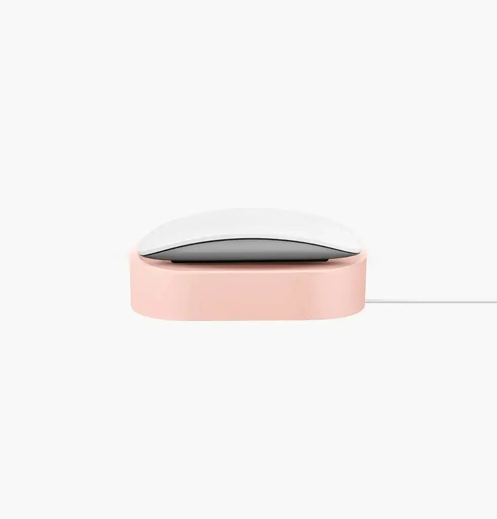 UNIQ Nova Compact Magic Mouse Charging Dock with Cable Loop - Blush (Pink) - GulfStore.com