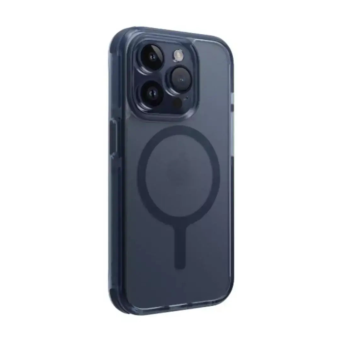 UNIQ | Hybrid Combat Magsafecase For Iphone 15 Pro | Smoke Blue - GulfStore.com