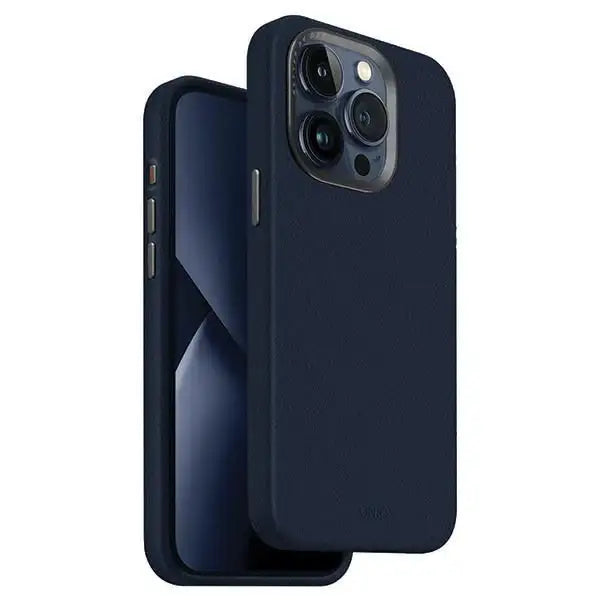UNIQ Lyden Apple iPhone 15 Pro MagClick Charging - navy blue - GulfStore.com
