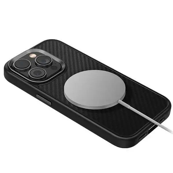 UNIQ HYBRID IPHONE 15 PRO MAX MAGCLICK CHARGING KEVA - CARBON (BLACK) - GulfStore.com
