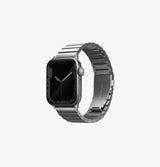 UNIQ Strova Stainless Steel Band For Apple Watch 49/45/44mm - Silver -49MM-STRVSIL - GulfStore.com