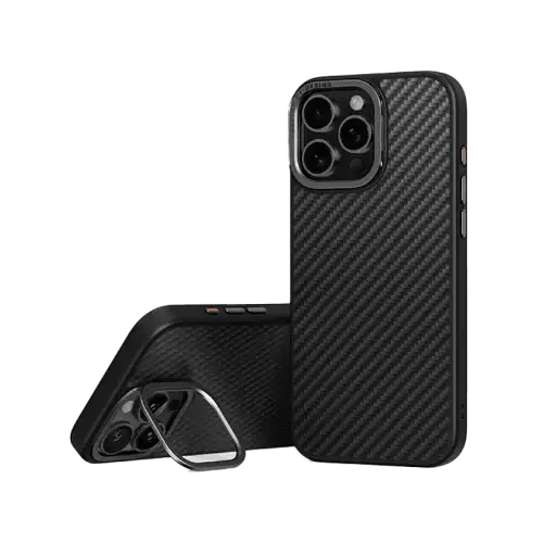 UNIQ HYBRID IPHONE 16 PRO (2024) 6.9 MAGCLICK CHARGING KEVA MAX WITH CAMERA STAND - CARBON (BLACK) - GulfStore.com