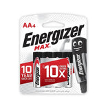 Energizer Max AA Alkaline Batteries – 4-Pack (BP4)
