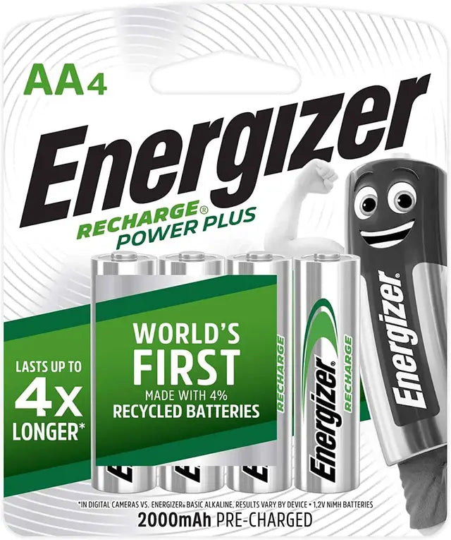 ENERGIZER RECHARGABLE BATTERY-AAA 4 PCS