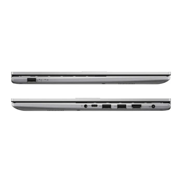 Asus Vivobook X1504VA-BQ4173 Laptop, Intel Core 7 Processor 150U, 8GB RAM, 512GB SSD, Intel Graphics, 15.6" FHD IPS 60Hz Display, English/Arabic Keyboard, Windows 11 Pro (License), Cool Silver