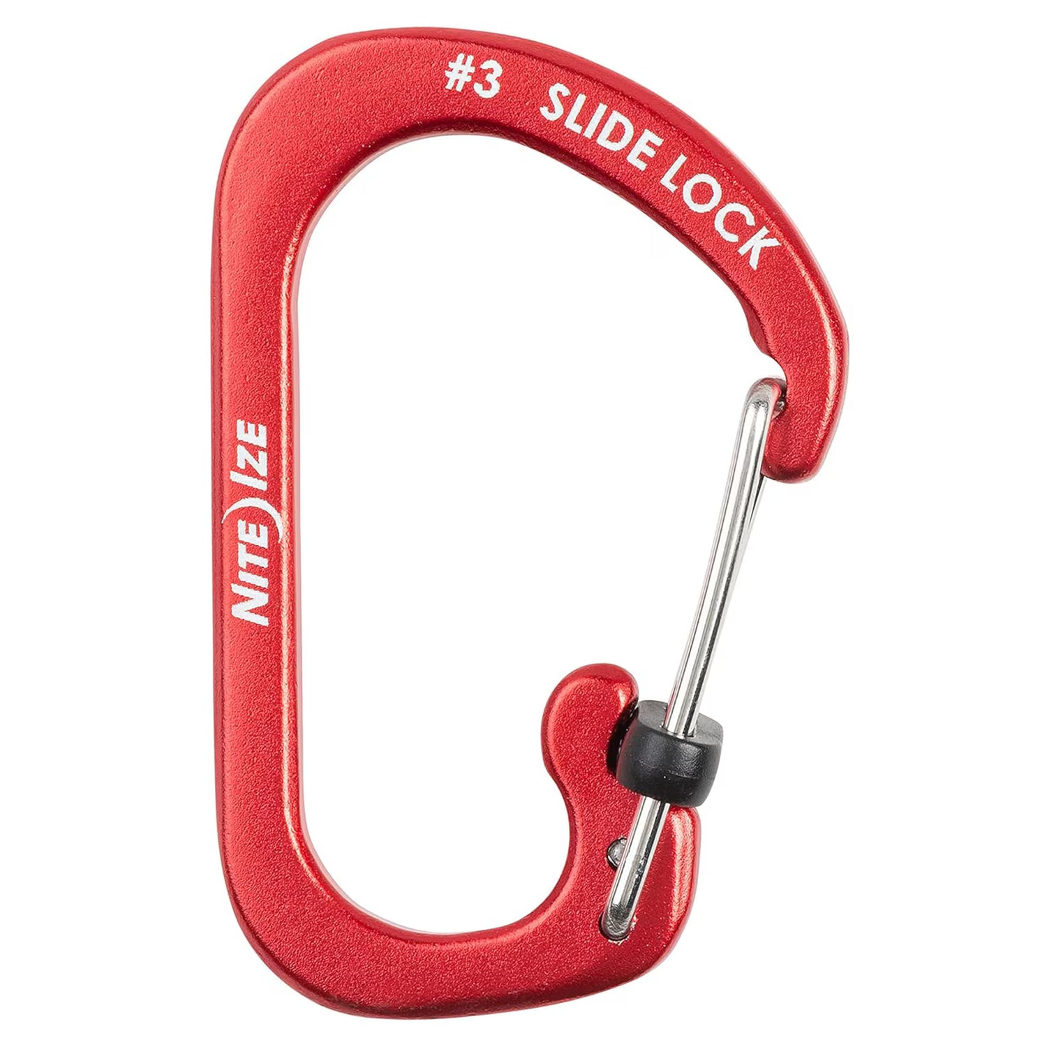 NiteIze | CSLA3-10-R6 | NiteIze SlideLock® Carabiner Aluminum Red