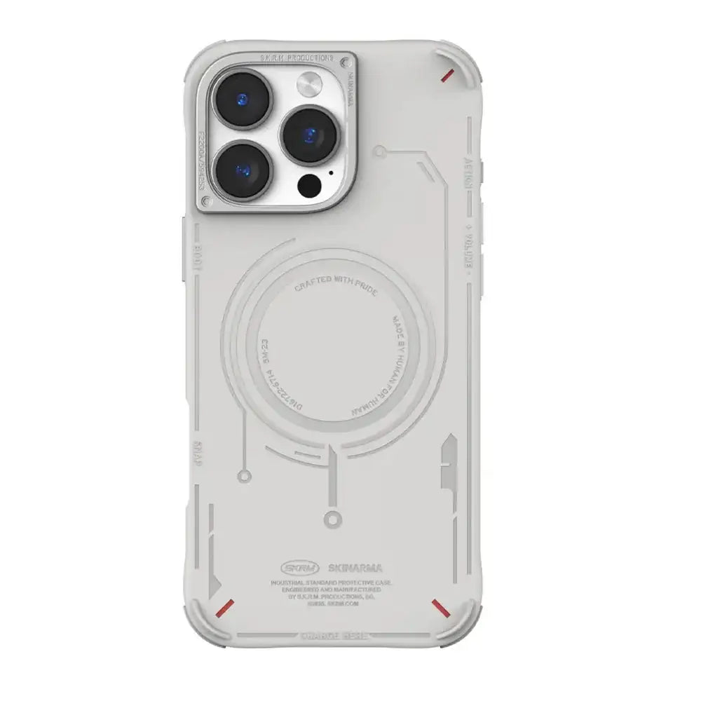 SKINARMA MECHA Mag-Charge iPhone 16 Pro Max 6.9 2024 – Light Grey - GulfStore.com