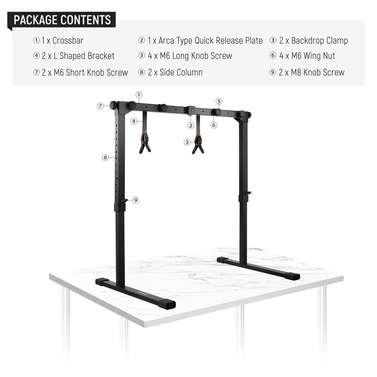 Neewer ST200 OVERHEAD TABLE TOP MOUNT STAND