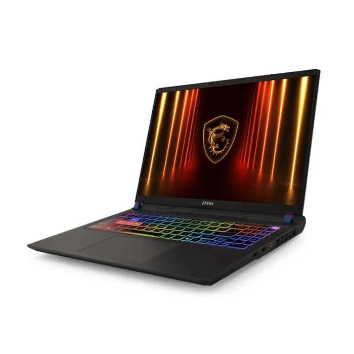 MSI Vector A2XWHG-275US Gaming Laptop, Intel Core Ultra 7-255HX Processor, 16GB RAM DDR5, 1TB SSD NVMe, RTX 5070Ti 12GB Graphics, 16" FHD 144Hz Display, 24-Zone RGB Gaming Keyboard (English), Windows 11 Home - Cosmos Gray