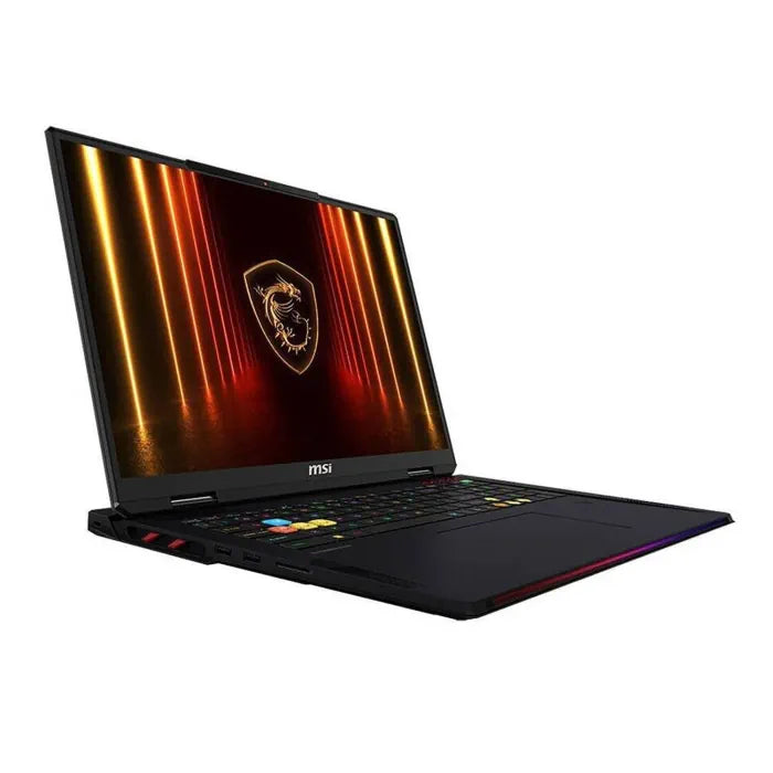 MSI Raider 18 HX AI A2XWIG Gaming Laptop, Intel Core Ultra 9 285HX Processor, 32GB RAM DDR5, 1TB SSD NVMe Gen4, RTX 5080 16GB Graphics, 18" QHD+ IPS 240Hz Display, Per-Key RGB Backlit Keyboard, Windows 11 Pro - Core Black