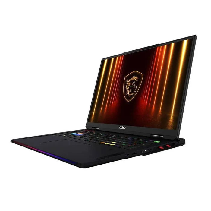 MSI Raider 18 HX AI A2XWIG Gaming Laptop, Intel Core Ultra 9 285HX Processor, 32GB RAM DDR5, 1TB SSD NVMe Gen4, RTX 5080 16GB Graphics, 18" QHD+ IPS 240Hz Display, Per-Key RGB Backlit Keyboard, Windows 11 Pro - Core Black