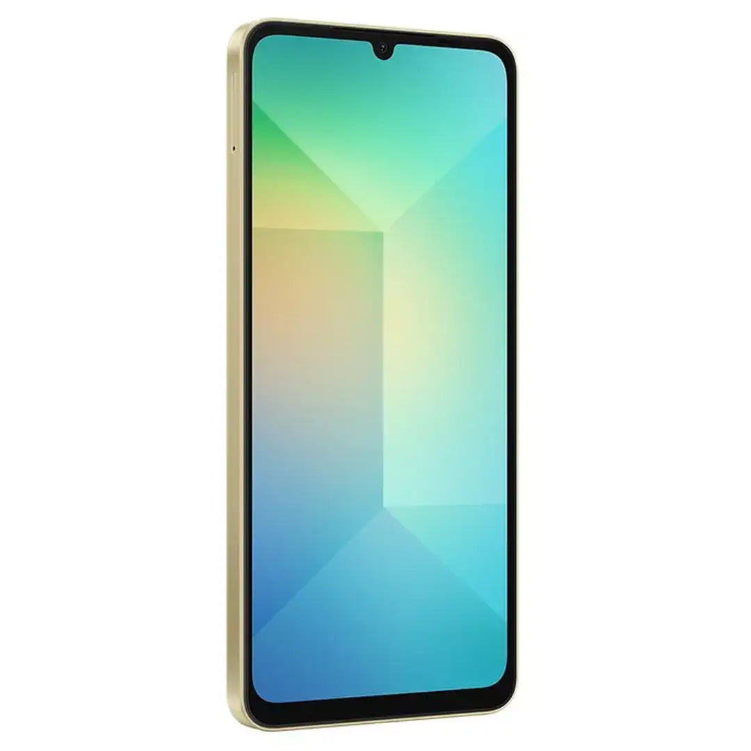 Samsung Galaxy A06 Phone, 64GB , 4GB RAM, 6.7-inch, SM-A065FZDDMEA – Gold - GulfStore.com