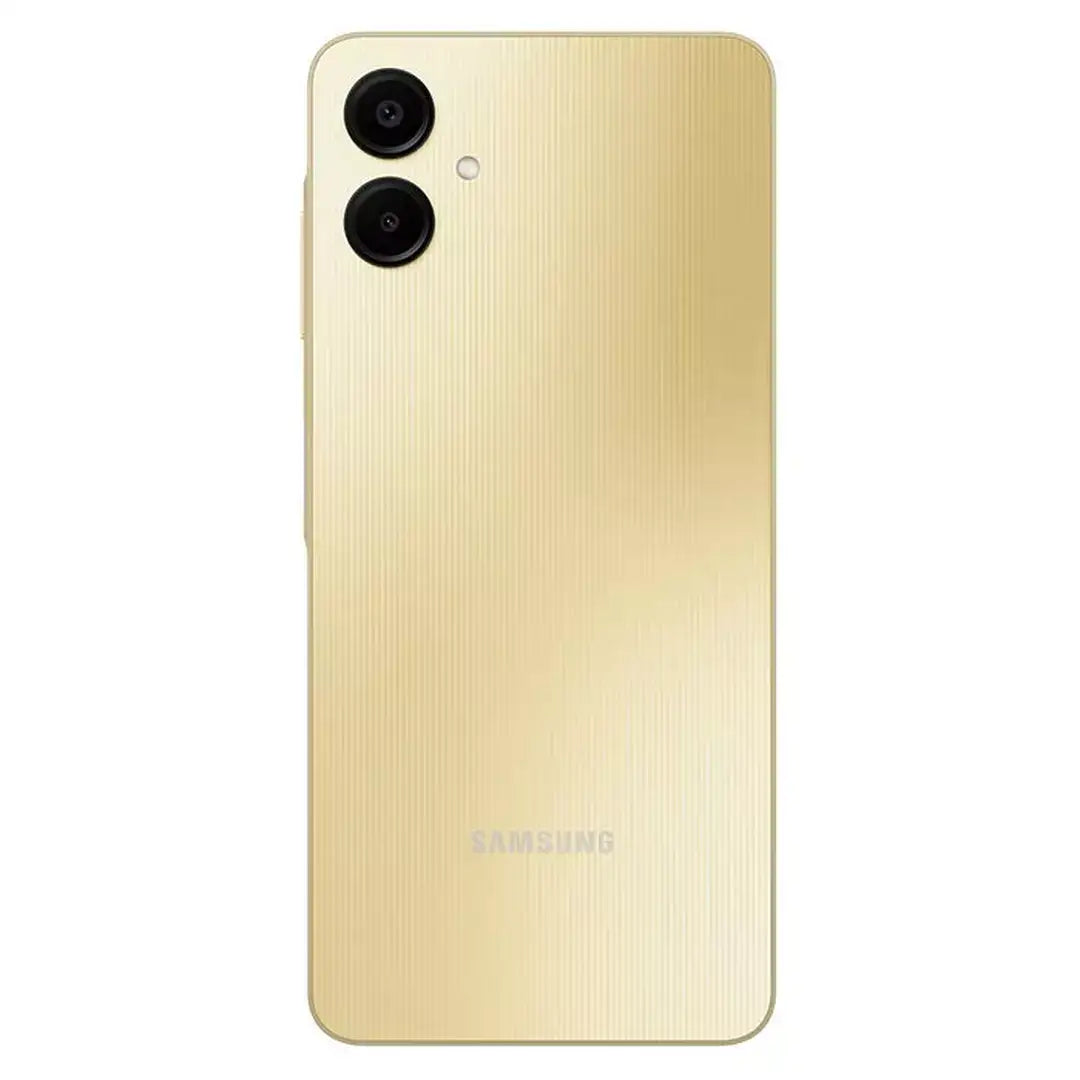 Samsung Galaxy A06 Phone, 64GB , 4GB RAM, 6.7-inch, SM-A065FZDDMEA – Gold - GulfStore.com