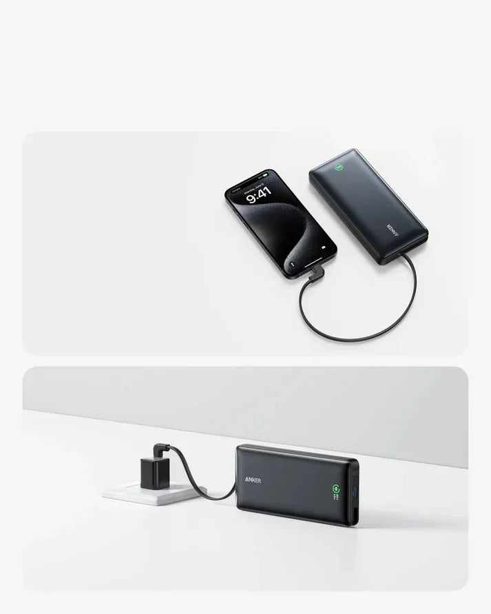 A1387H11 Anker Nano Power Bank (20K, 30W, Built-In USB-C Cable) -Black - GulfStore.com