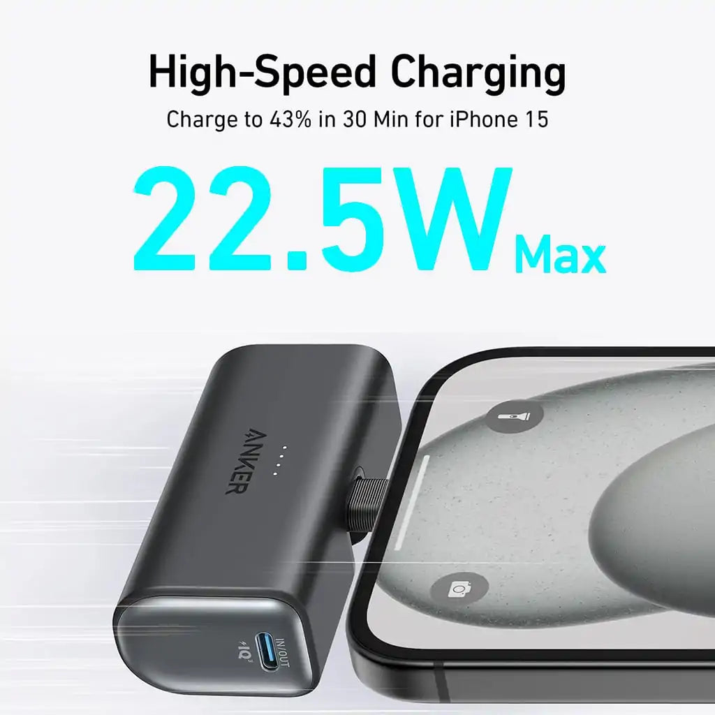 A1645H11-1 | Anker Nano Power Bank 5,000mAh Built-In Lightning