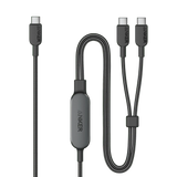 Anker 2-in-1 USB-C to USB-C Cable 140W (1.2m/4ft) -Black - GulfStore.com