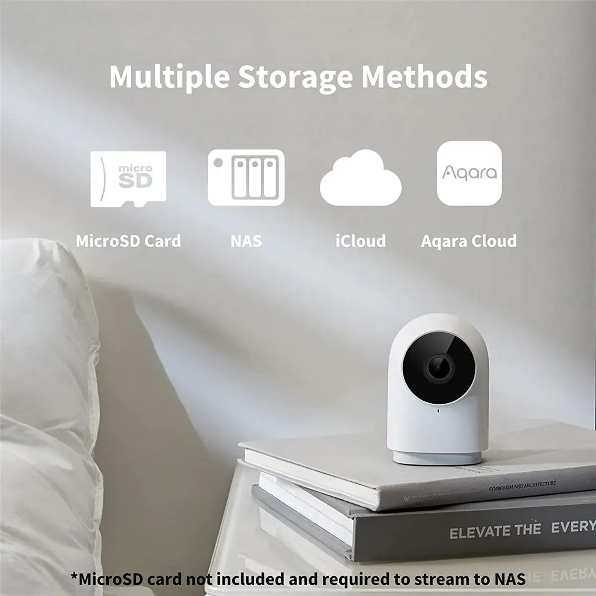 Aqara CH-C01 Camera Hub G2H Pro 1080p Indoor Security Camera, IR Night Vision, Two-Way Audio, White -| AC009GLW01 - GulfStore.com