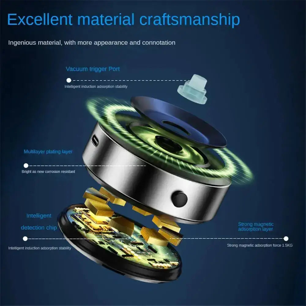 D21 Vacuum Suction Phone Holder 360 Degree allow meterial 65 kpa model - GulfStore.com