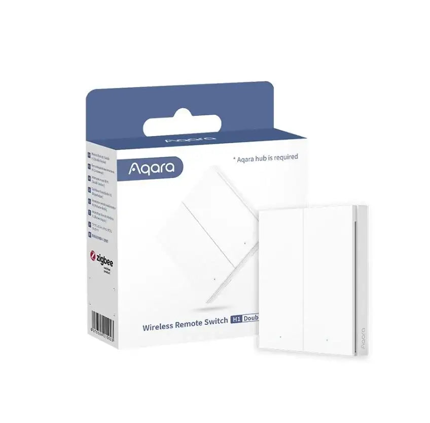 Aqara Wireless Remote Switch H1 (Double Rocker) | AR009GLW02 - GulfStore.com