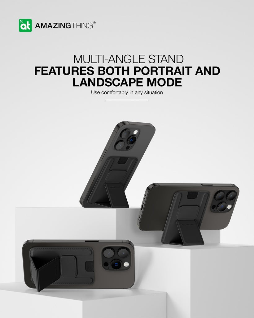 AMAZINGTHING | CHMPMBK | AT MARSIX PRO MAG MAGNETIC WALLET | Black