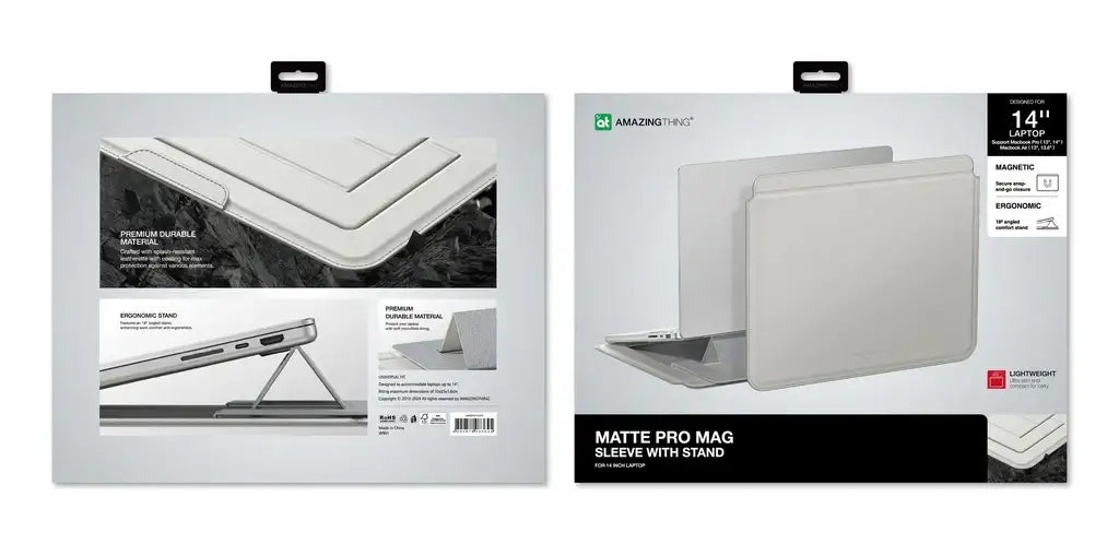 AMAZINGTHING | 15831 | MTE Pro Mag Sleeve with Stand 14'' |Titan Gray - GulfStore.com