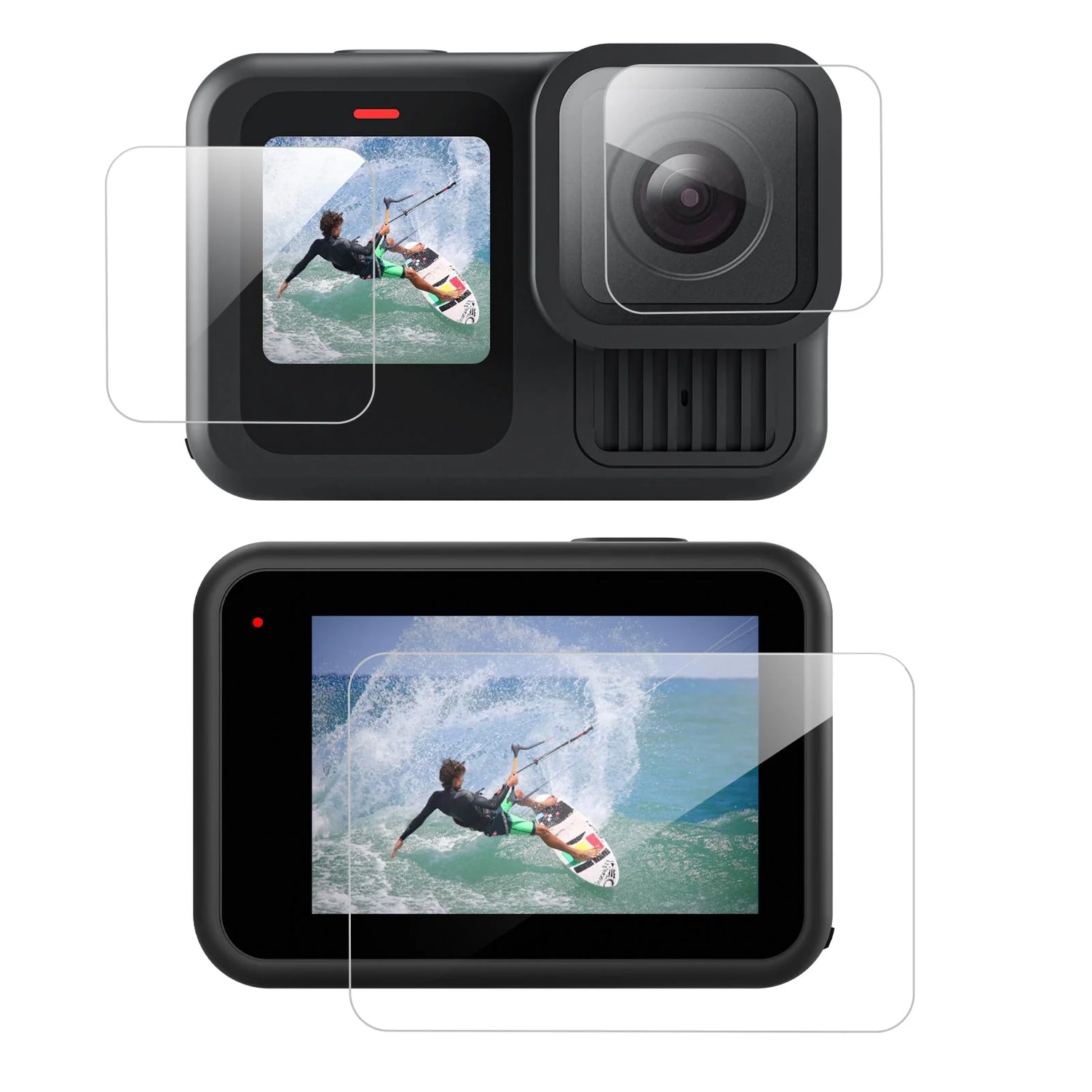 Telesin Tempered glass screen and lens protector for GoPro Hero 13