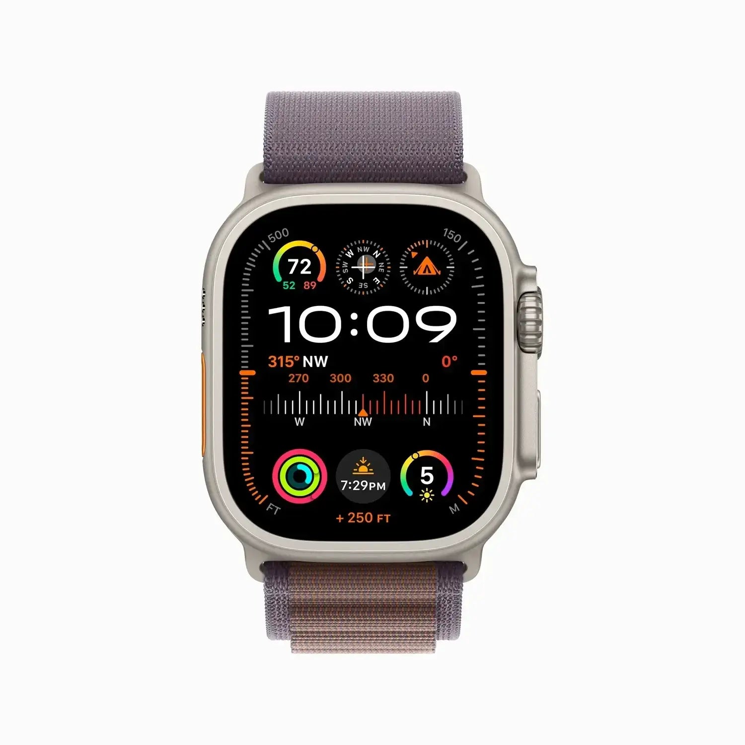 Apple Watch Ultra 2 Titanium Case with Indigo Alpine Loop - GulfStore.com