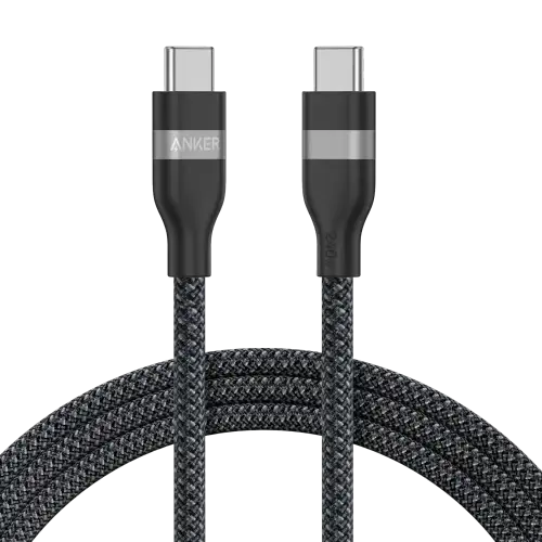 A82E2H12 Anker USB-C to USB-C Cable 240W (Upcycled-Braided) (1.8m/6ft) -Black - GulfStore.com