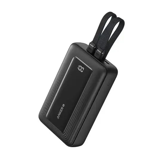 A1681H11 , Anker Zolo Power Bank (20K, 30W, Built-In USB-C and Lightning Cable) -Black - GulfStore.com