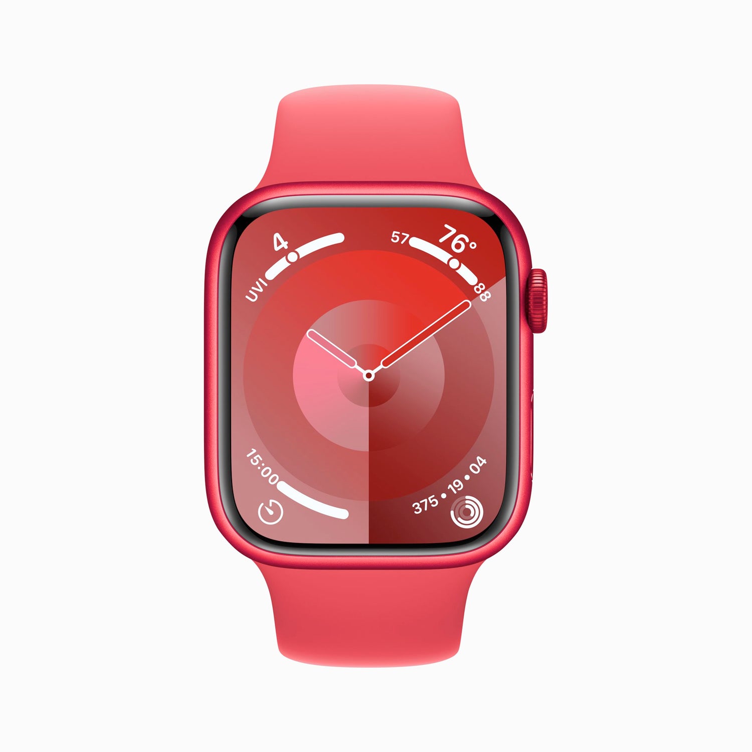 Apple Watch Series 9 GPS 45mm (PRODUCT)RED Aluminium Case with Red Sport Band