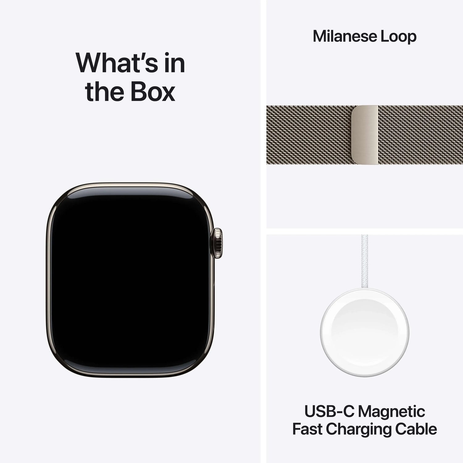 Apple Watch Series 11 GPS + Cellular 42mm Gold Titanium Case with Gold Milanese Loop - GulfStore.com