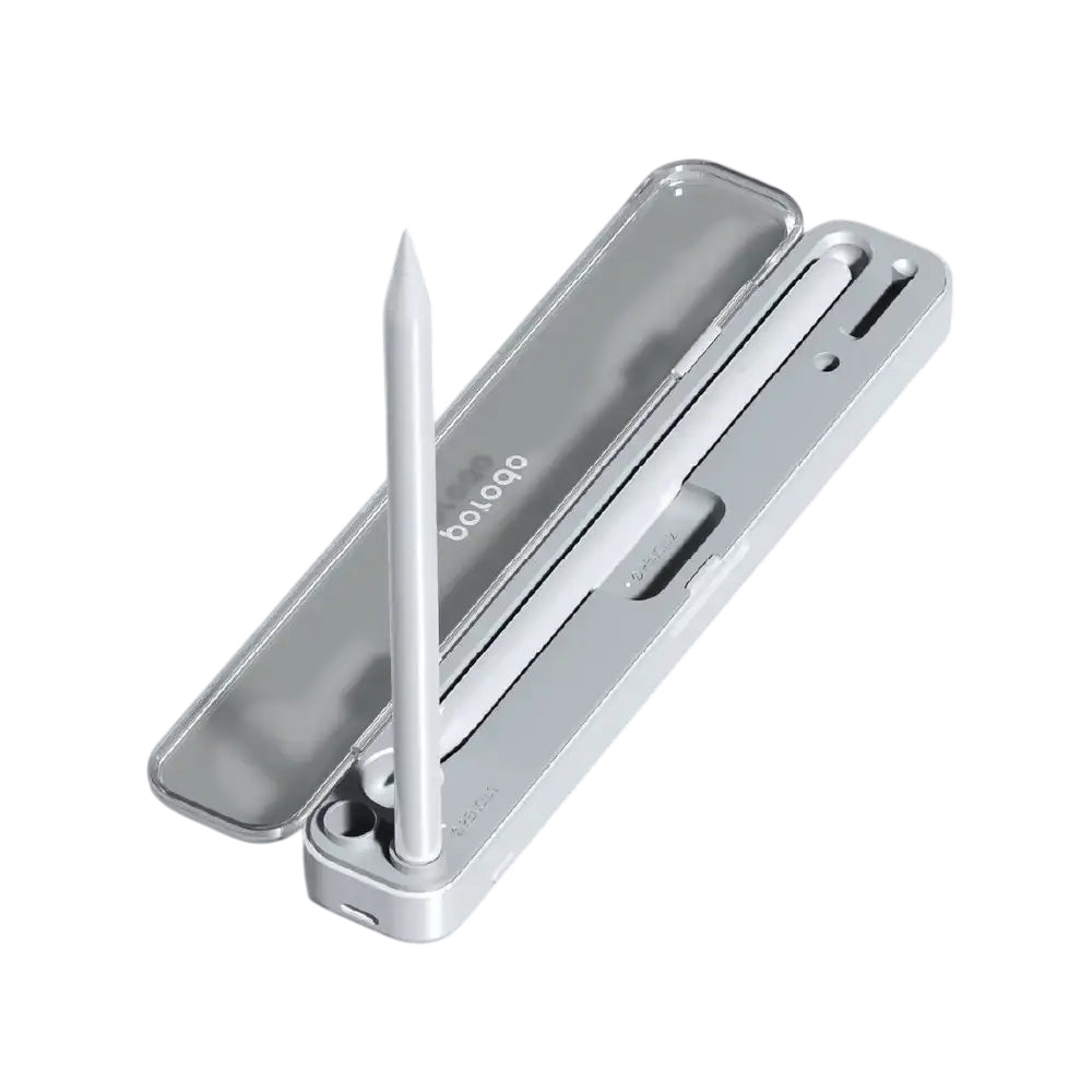 Porodo Wireless Charging & Storage For Pencil 1&2 Case - White