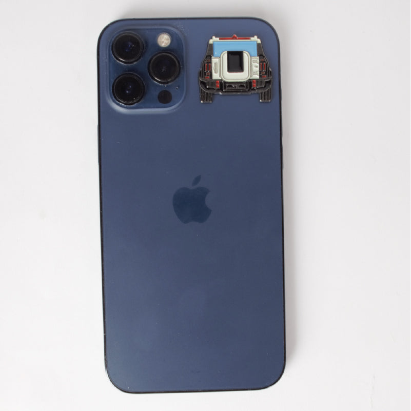 ملصق لاند روفر ديفندر أزرق وأبيض