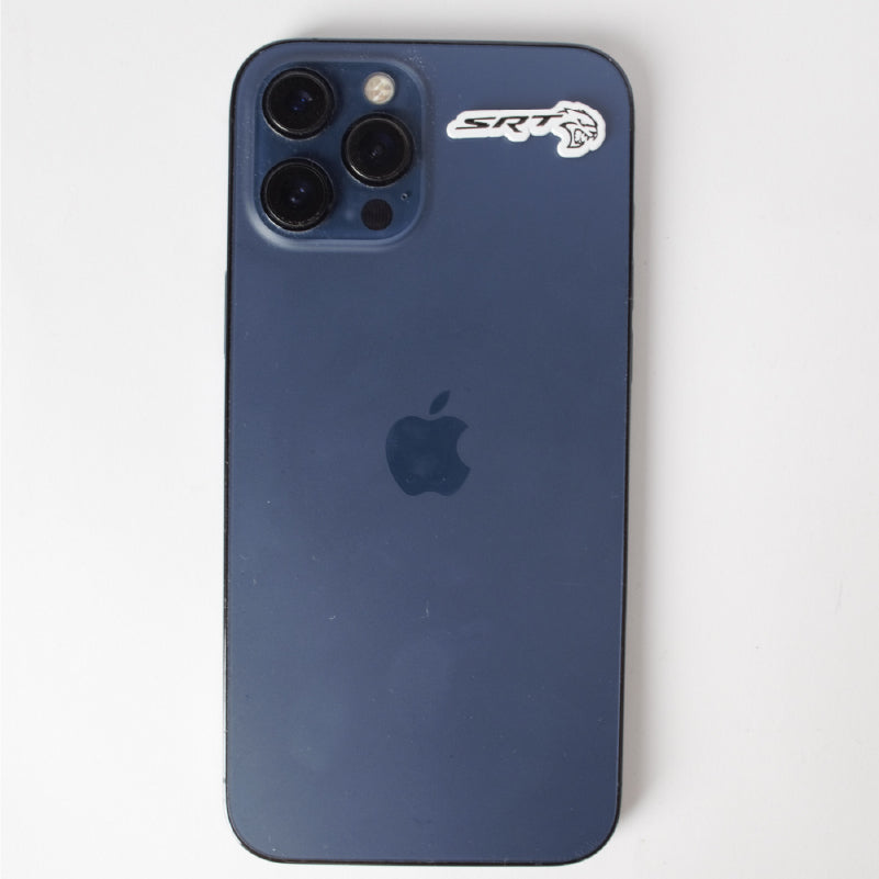 ملصق شعار SRT أبيض