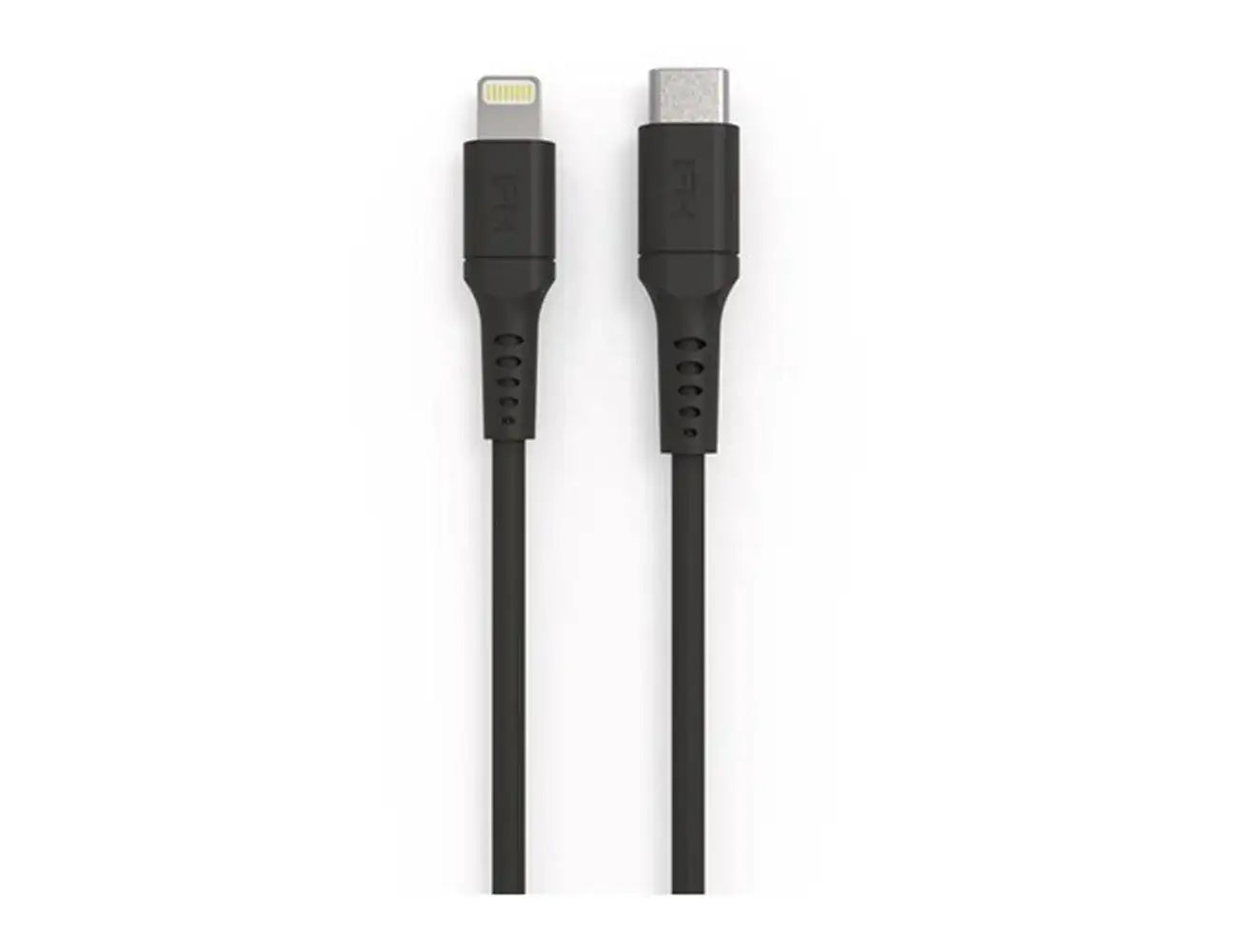 Feeltek USB-C to Lightning Cable 180 cm - TPE- Black - GulfStore.com
