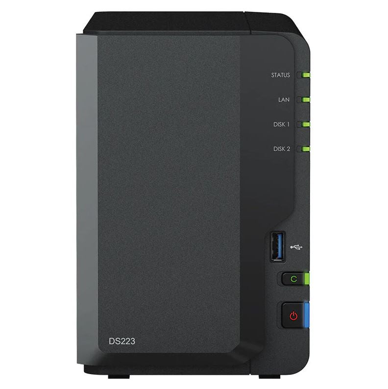 Synology DiskStation DS223 - 4TB / 2x 2TB / SATA / 2-Bays / USB / LAN / Desktop