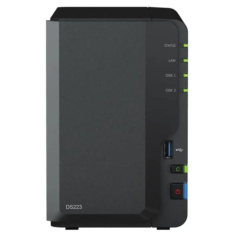 Synology DiskStation DS223 - 4TB / 2x 2TB / SATA / 2-Bays / USB / LAN / Desktop - GulfStore.com