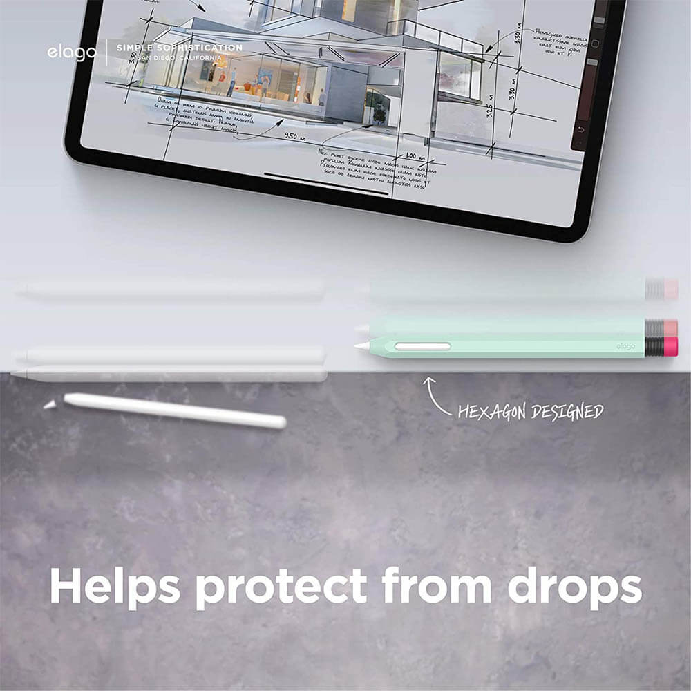 Elago | EAPEN2-SC-MT | Elago Apple Pencil 2nd Gen / Apple Pencil Pro Classic Case | Mint