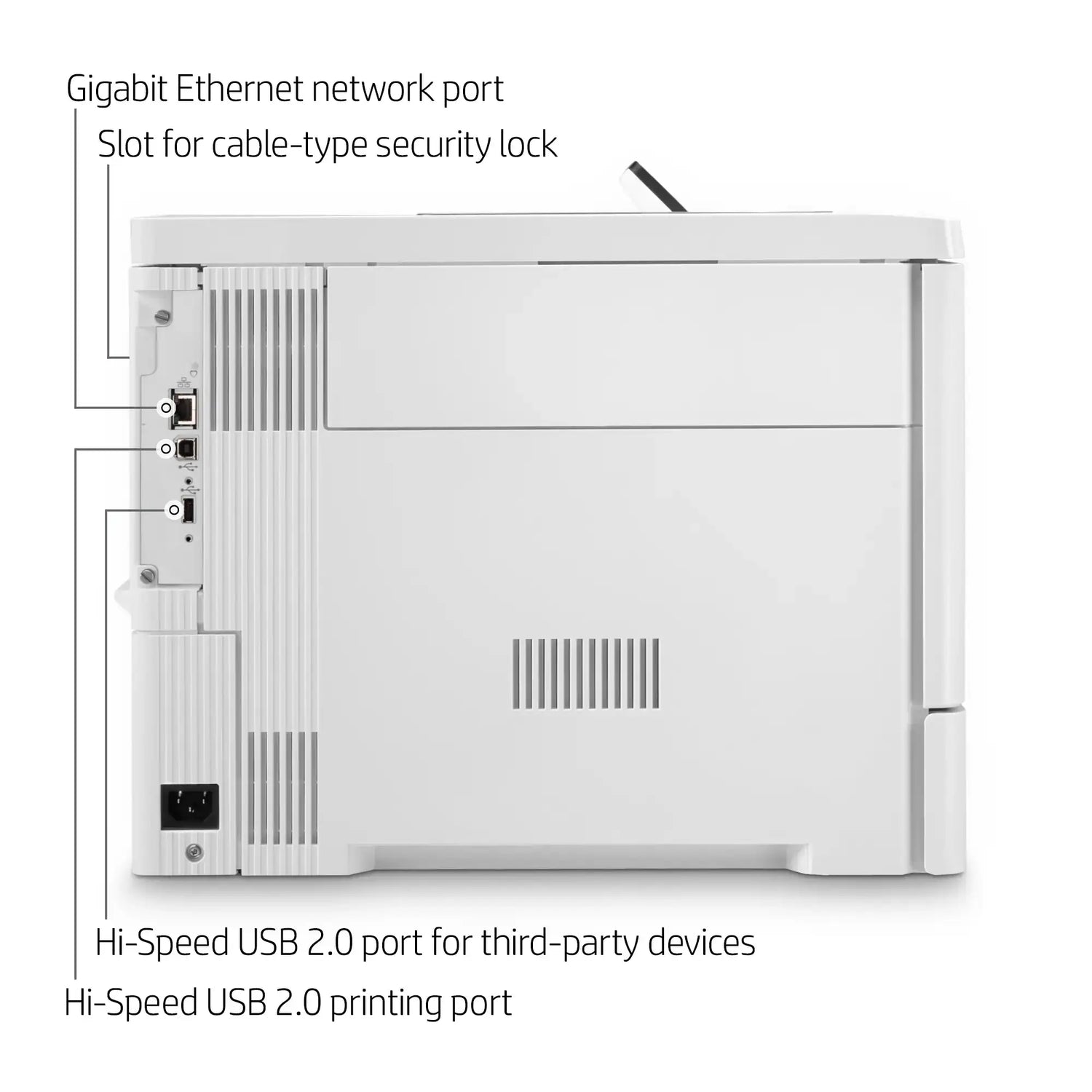 HP Color LaserJet Enterprise M554dn Printer - White - GulfStore.com